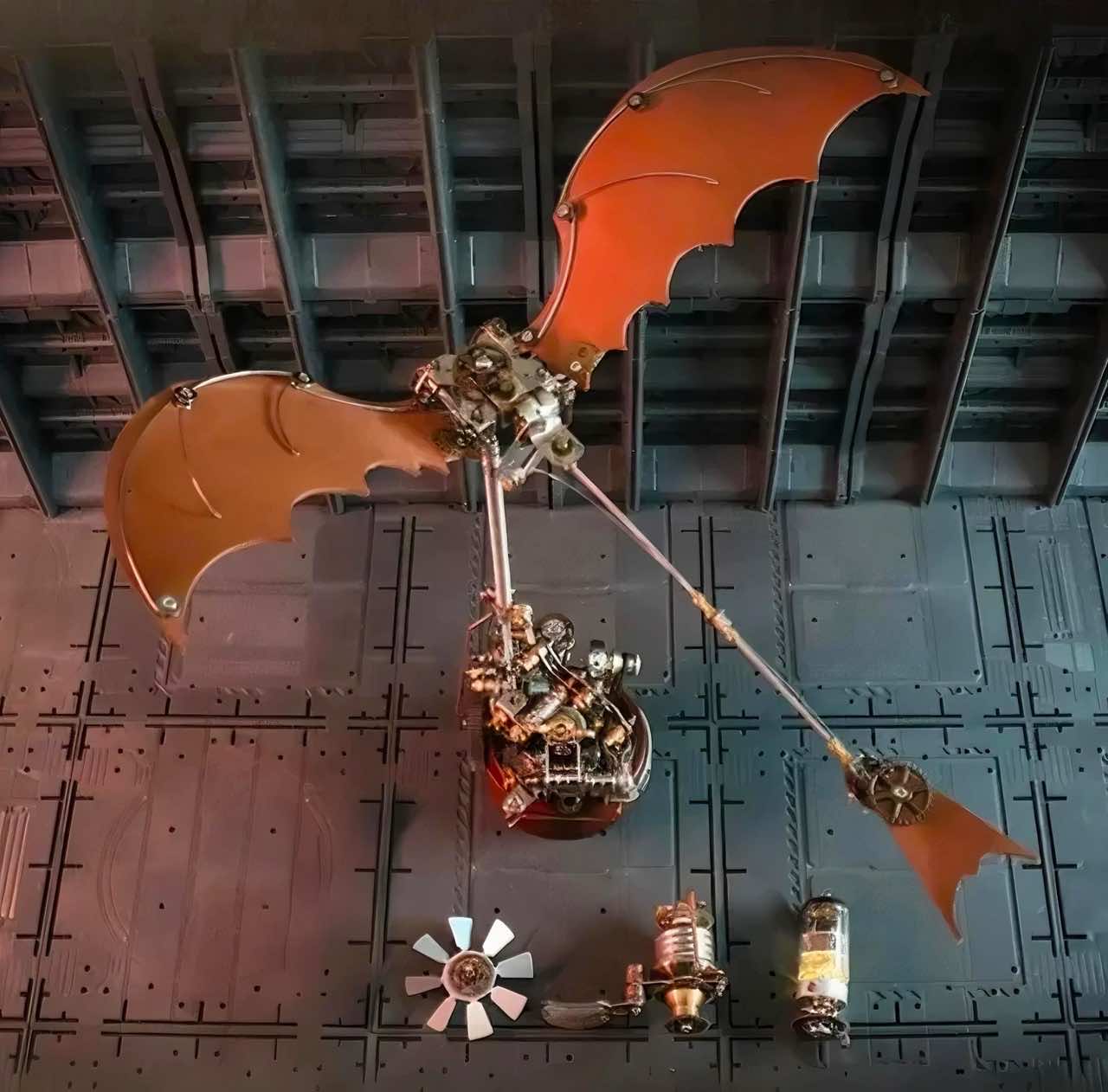 3D Metal Puzzle - Steampunk Ornithopter