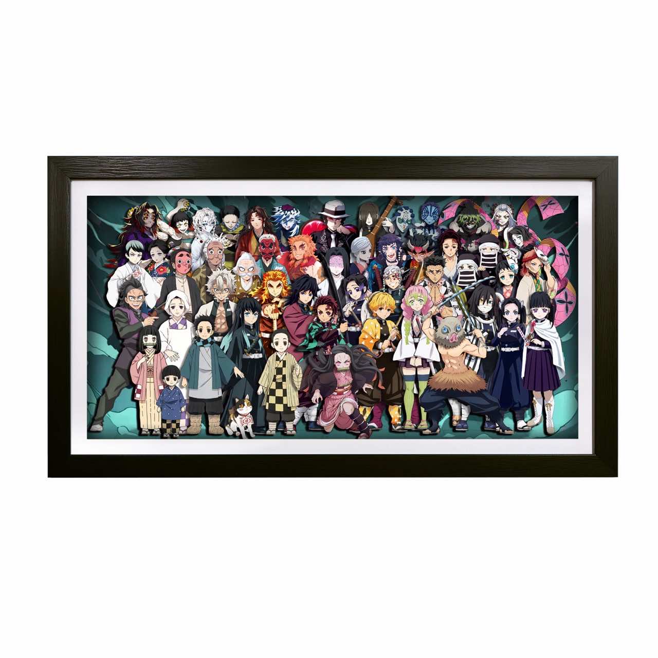 3D Paper Art Frame - Demon Slayer #1 - eulique shop