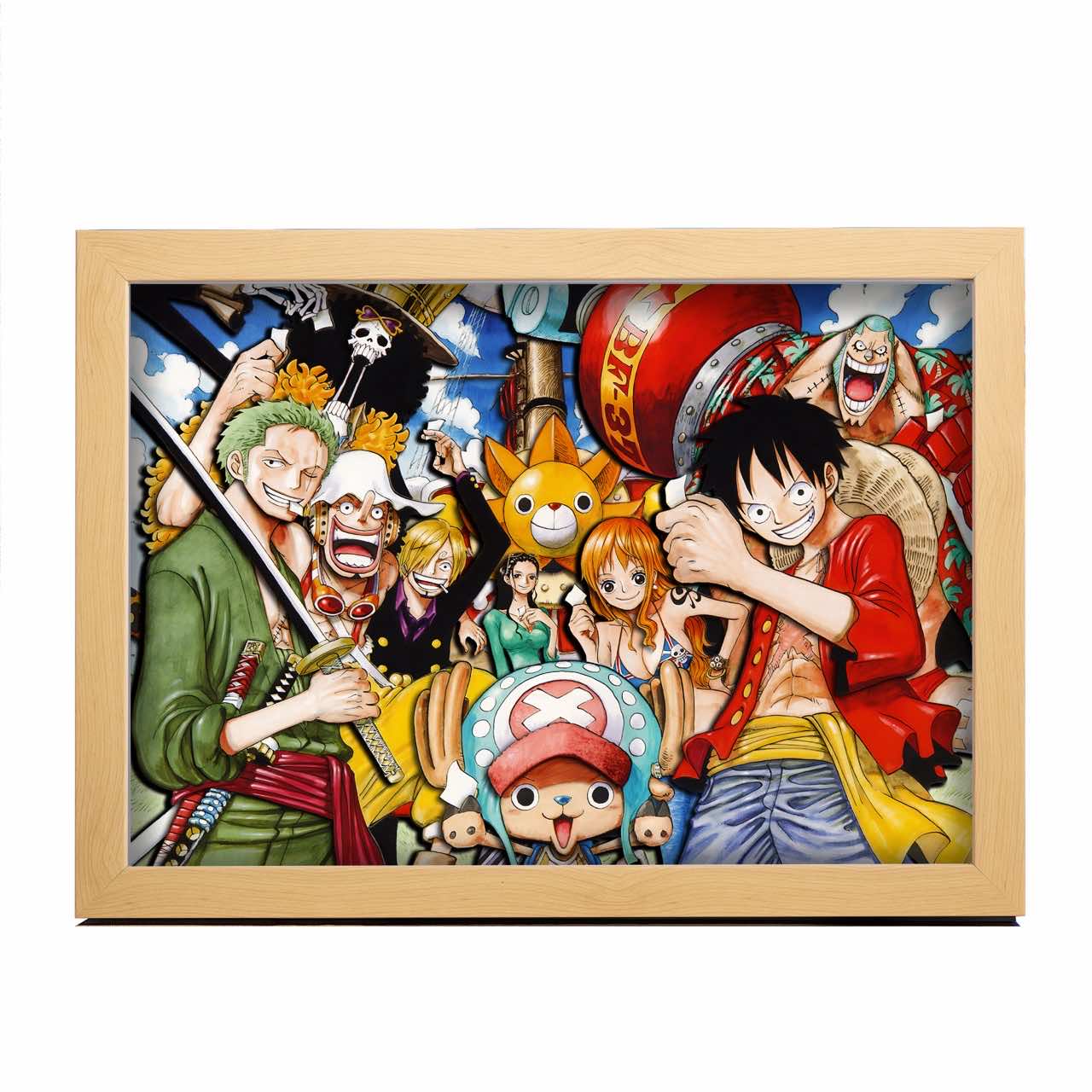 3D Paper Art Frame - One Piece #2 - eulique shop