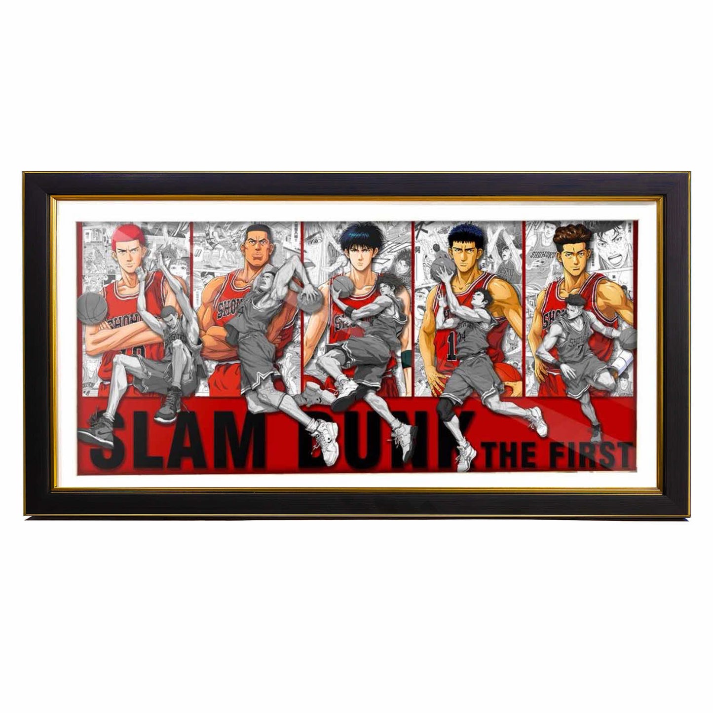 3D Paper Art Frame - Slam Dunk #1 - eulique shop