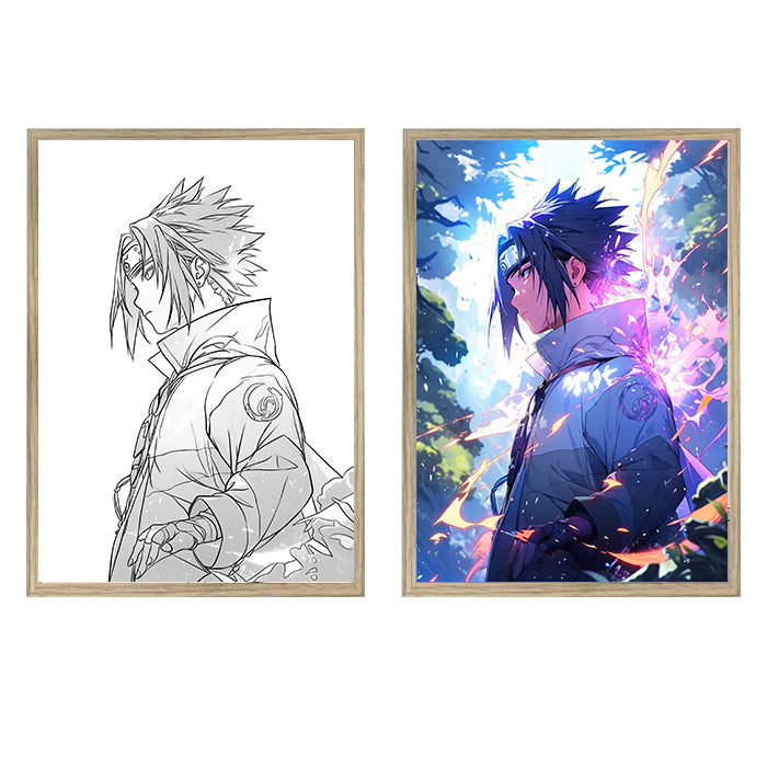 GlowFrame: Naruto - Sasuke - eulique shop