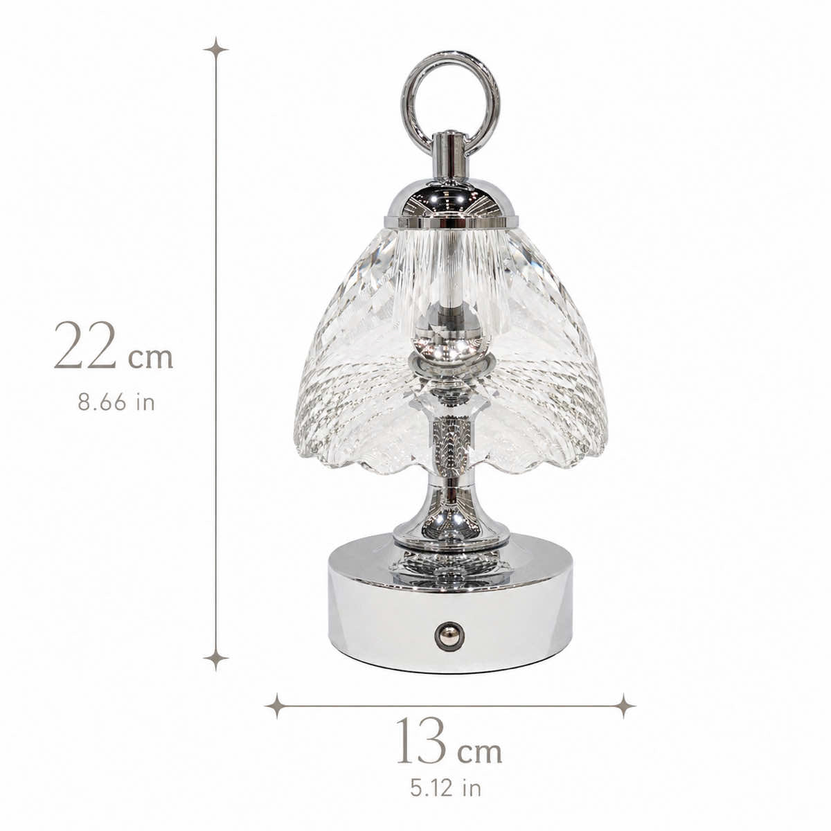 Lumaire™ Crystal Ambiance Lamp - Clear