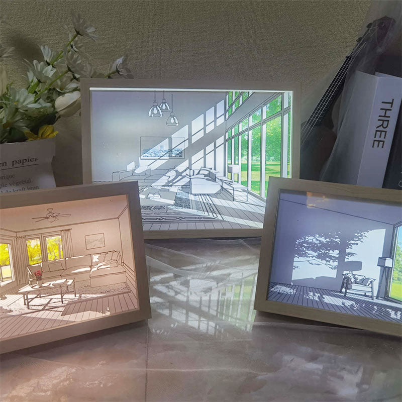 GlowFrame Radiant Wall Art - Classic - eulique shop