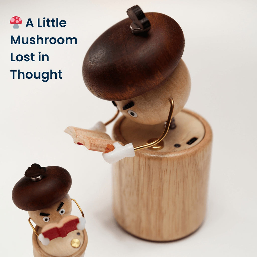 Wooden Mushroom Automaton