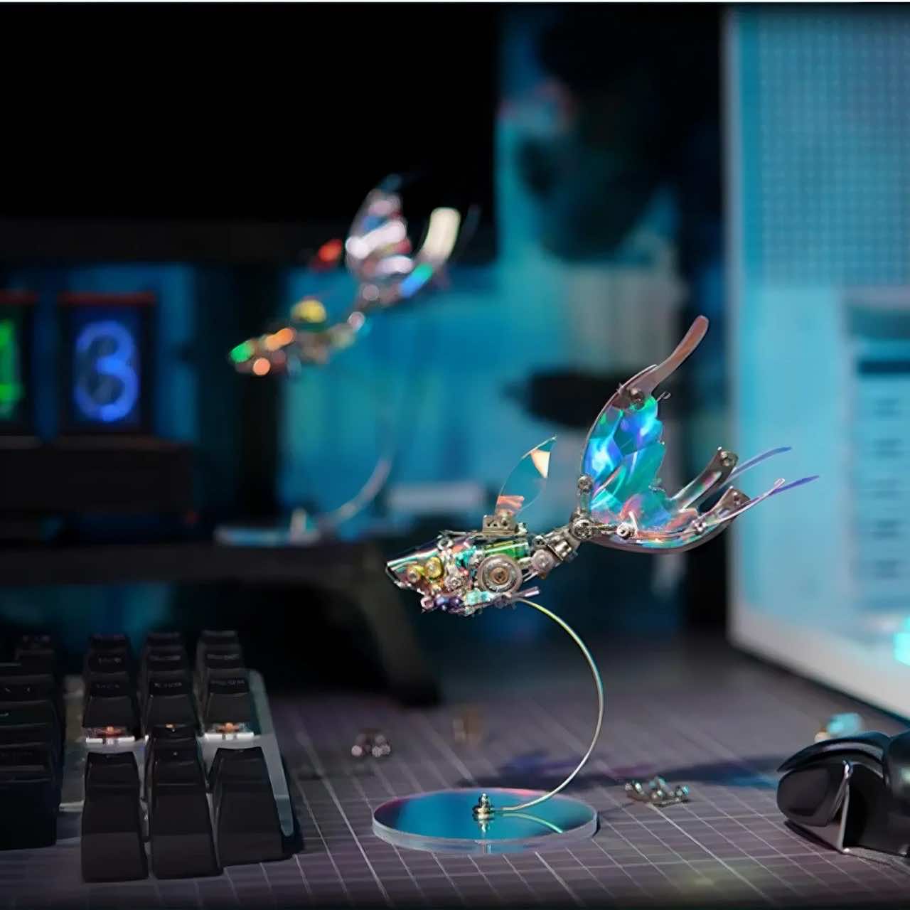 3D Metal Puzzle - Butterfly Wing Flying Fish