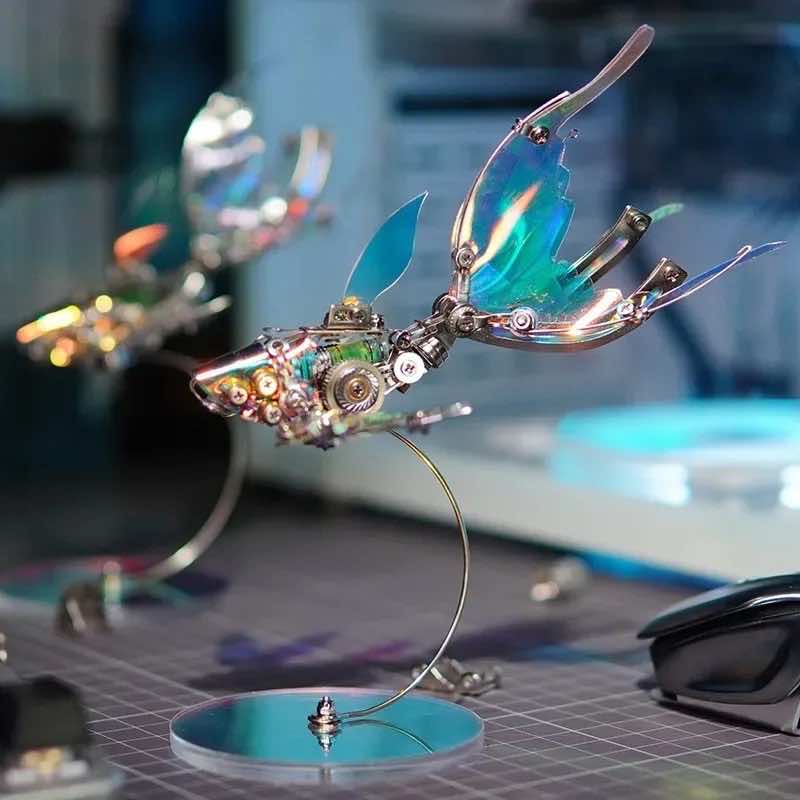 3D Metal Puzzle - Butterfly Wing Flying Fish