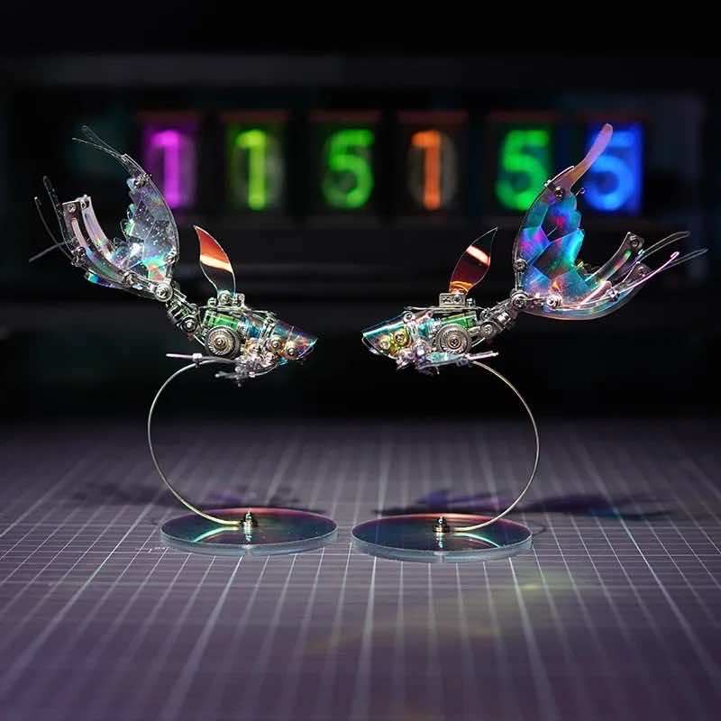 3D Metal Puzzle - Butterfly Wing Flying Fish