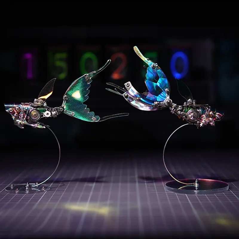3D Metal Puzzle - Butterfly Wing Flying Fish