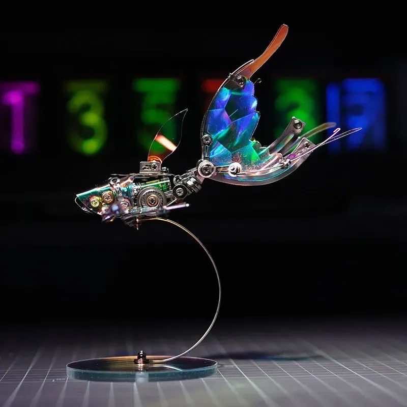 3D Metal Puzzle - Butterfly Wing Flying Fish