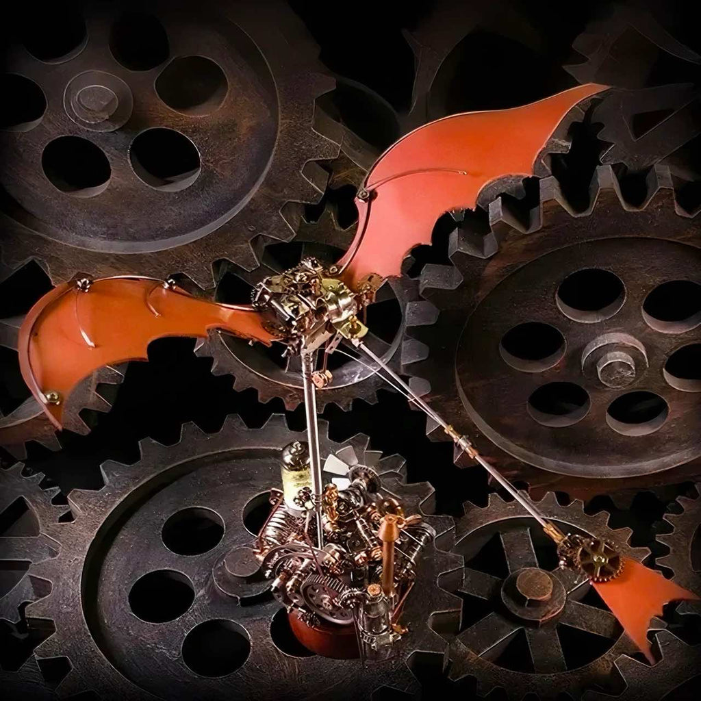 3D Metal Puzzle - Steampunk Ornithopter