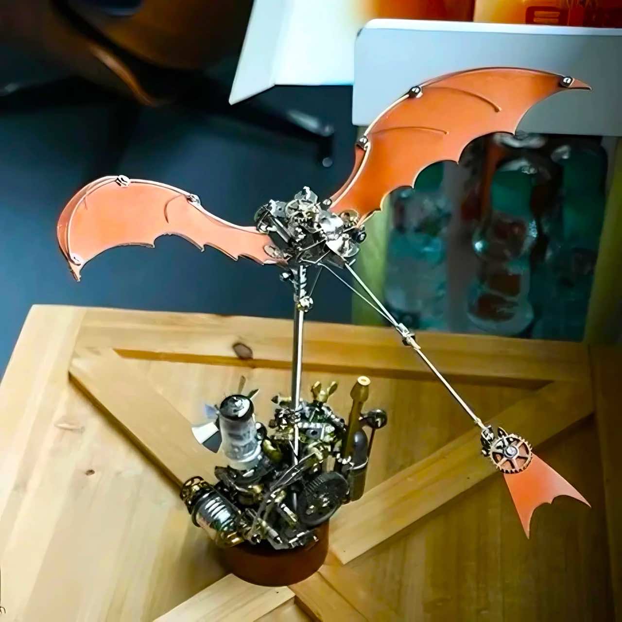 3D Metal Puzzle - Steampunk Ornithopter