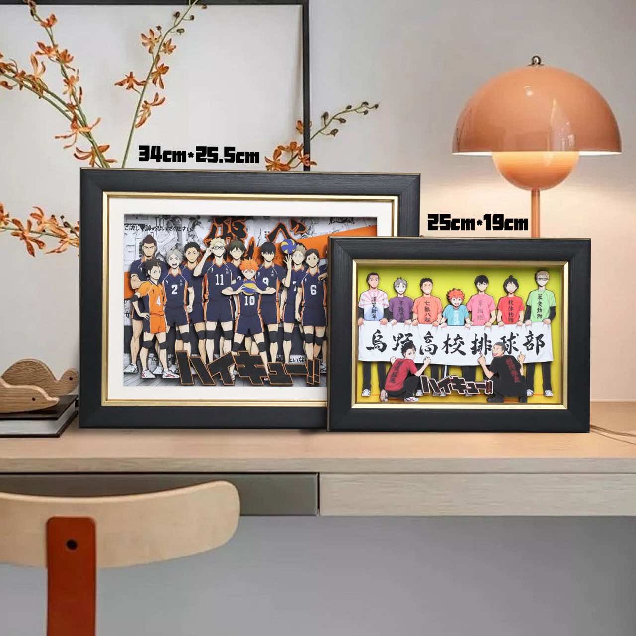 3D Paper Art Frame - Haikyu!! #2