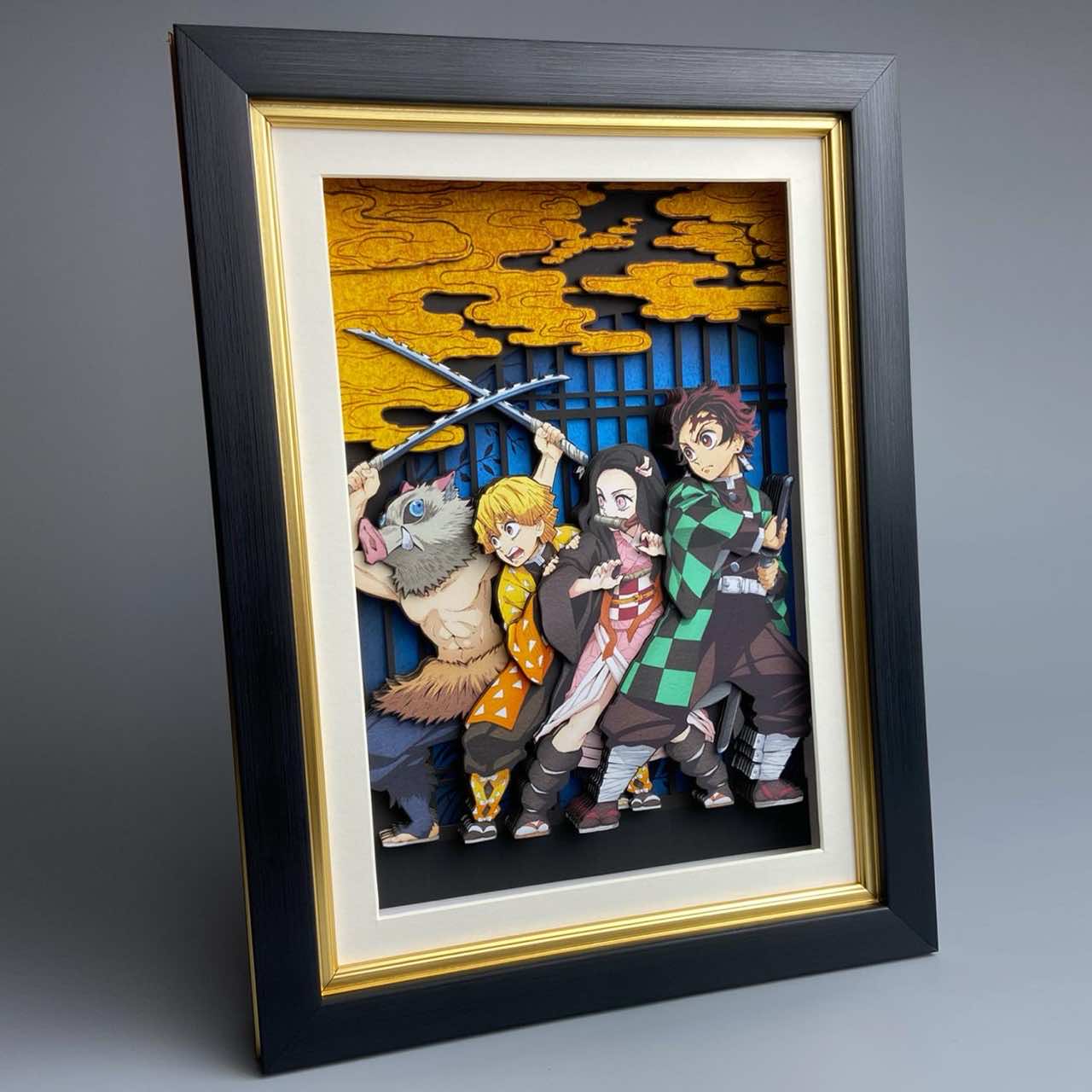 3D Paper Art Frame - Demon Slayer #2