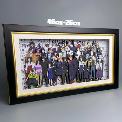 3D Paper Art Frame - Jujutsu Kaisen #1