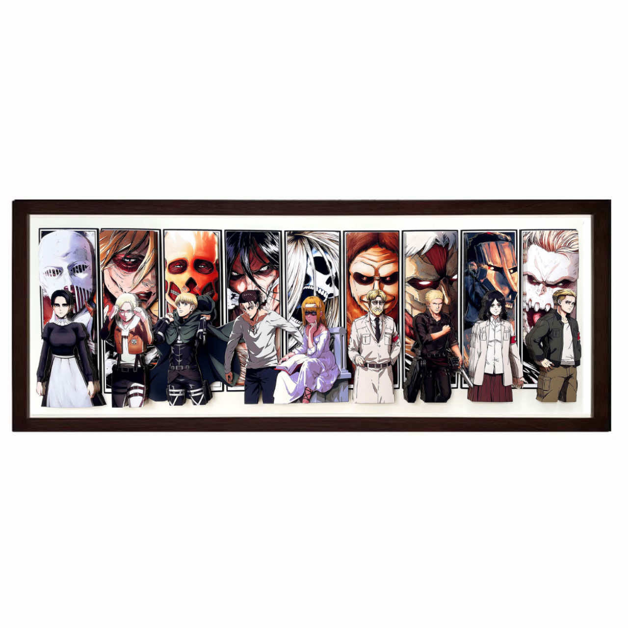 3D Paper Art Frame - Attack on Titan - eulique shop