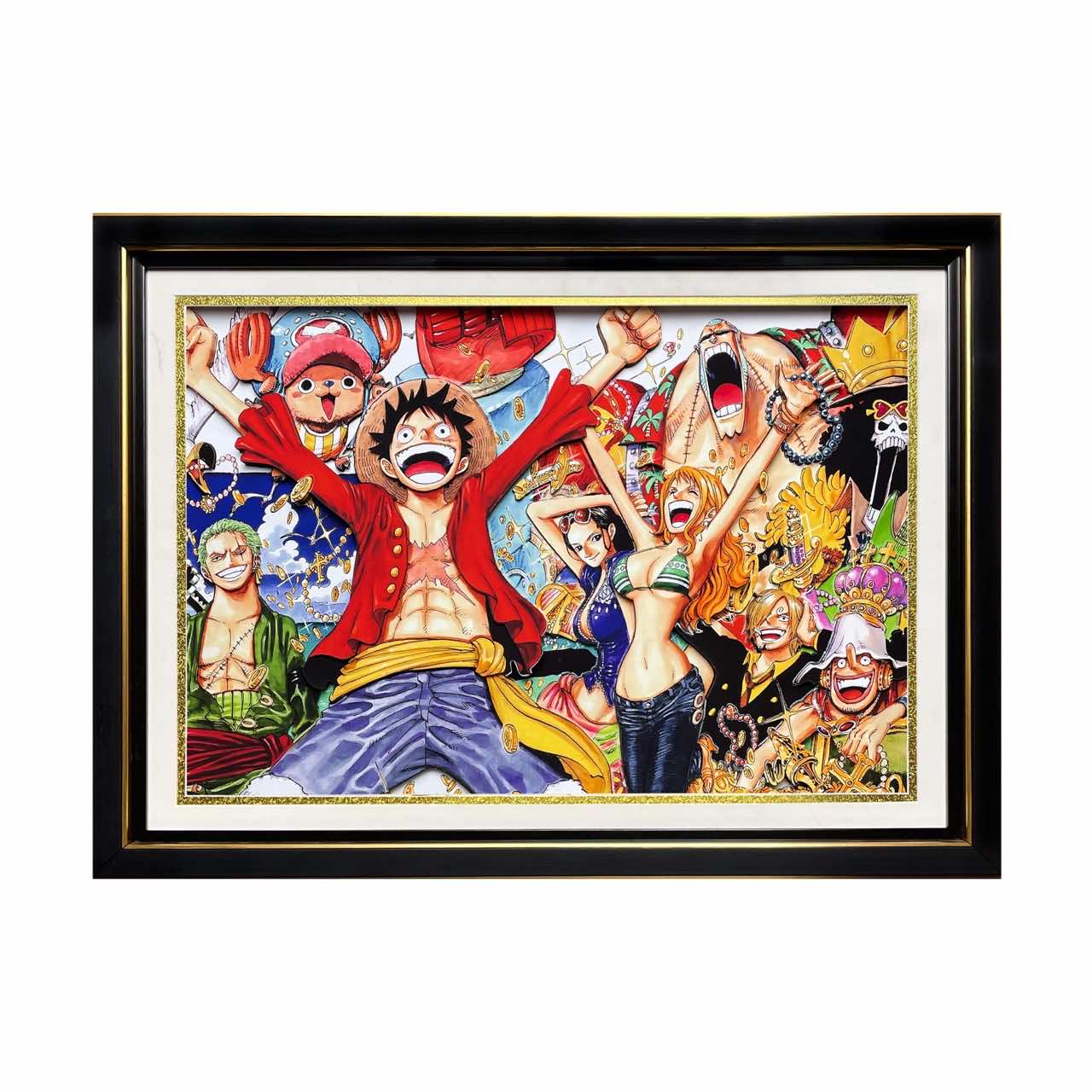 3D Paper Art Frame - One Piece #4 - eulique shop