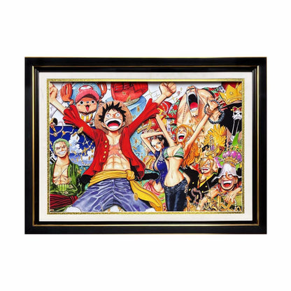 3D Paper Art Frame - One Piece #4 - eulique shop