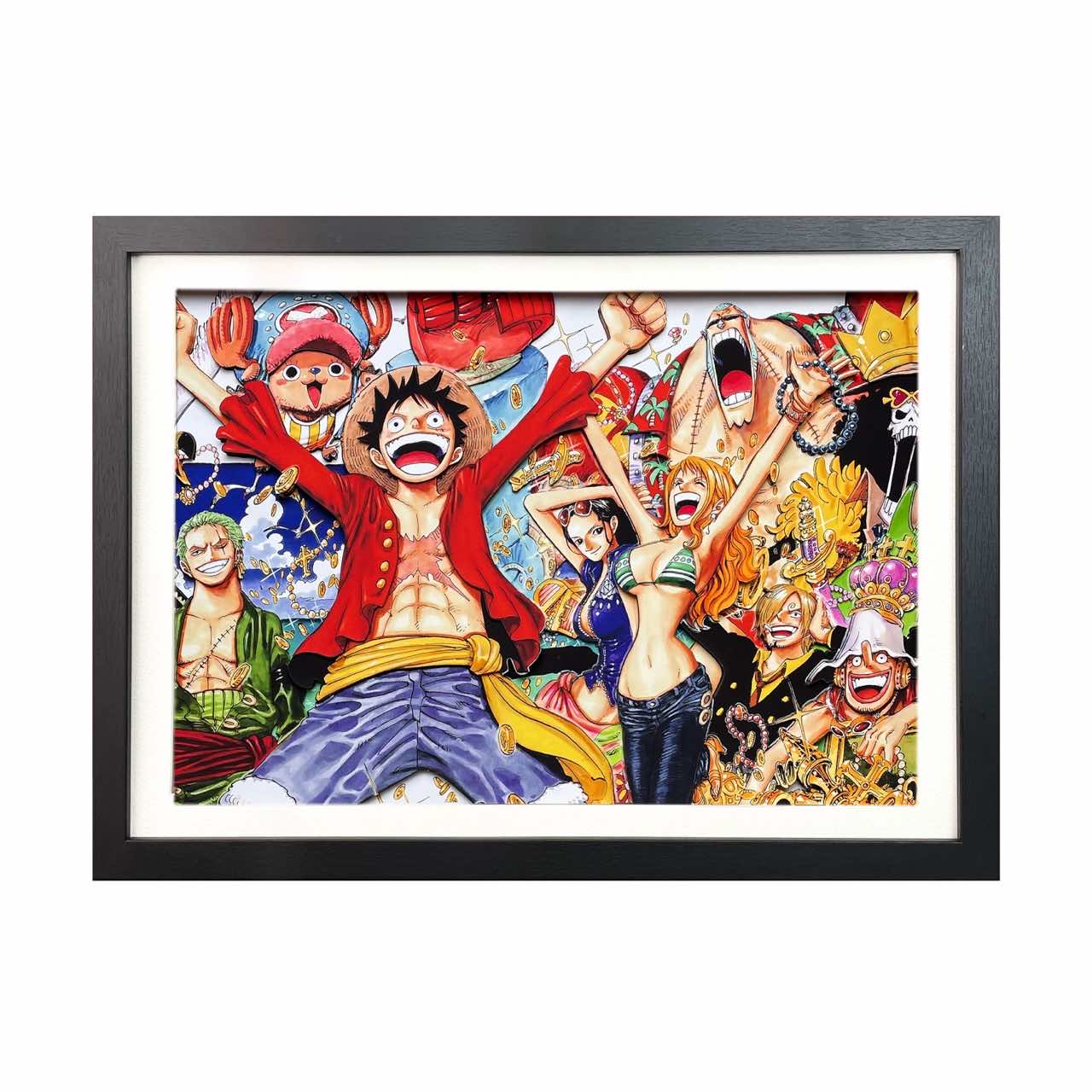 3D Paper Art Frame - One Piece #4 - eulique shop