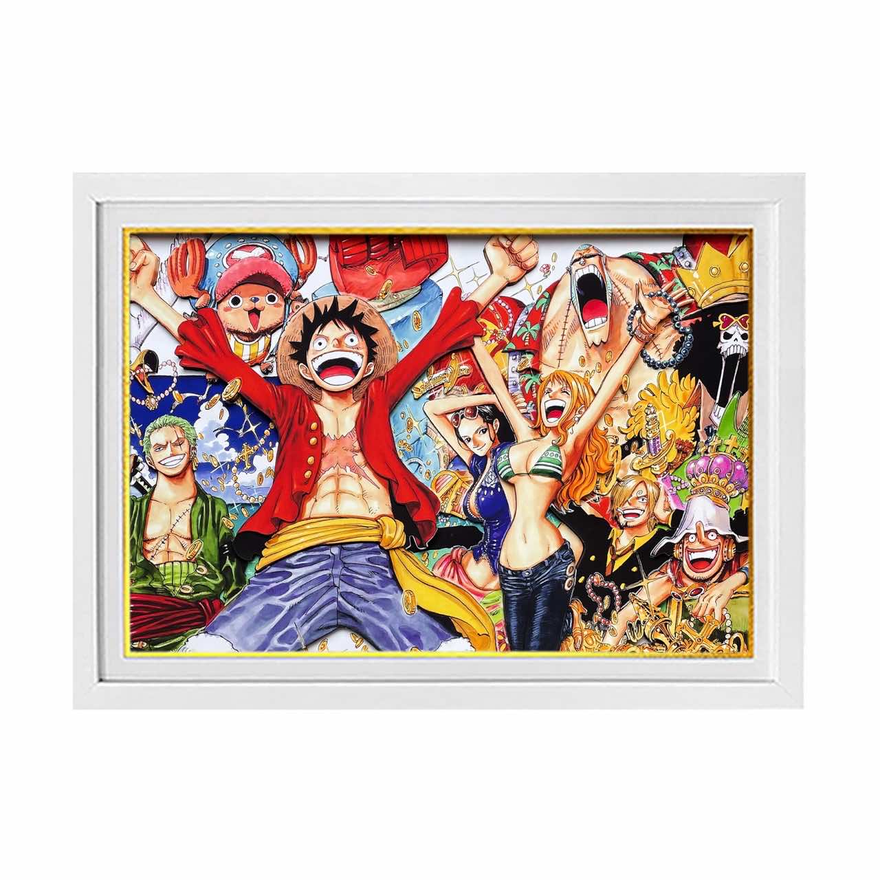 3D Paper Art Frame - One Piece #4 - eulique shop