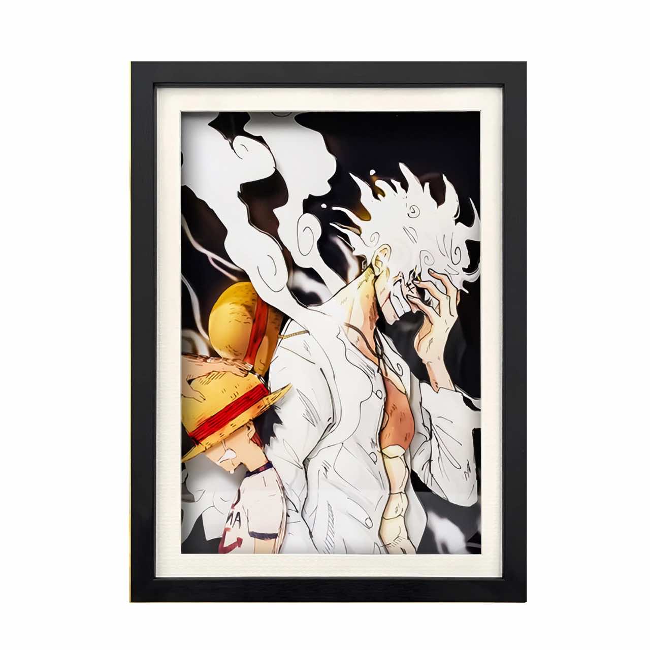 3D Paper Art Frame - Luffy #6