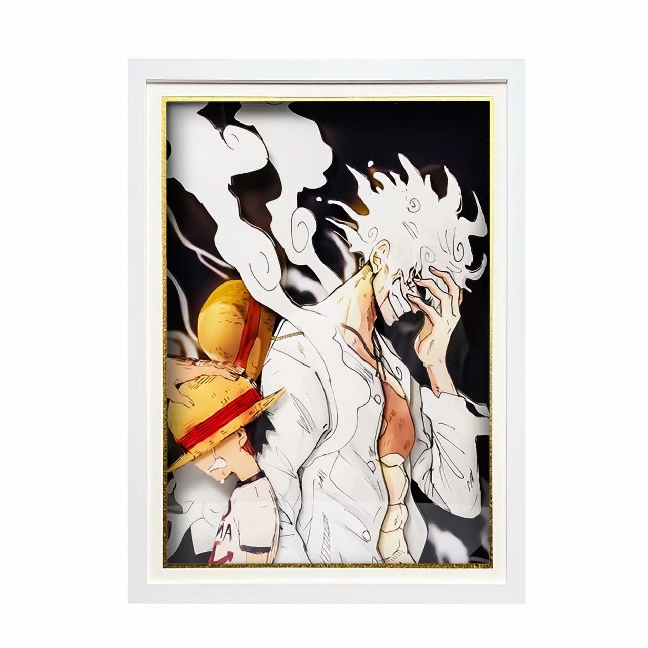 3D Paper Art Frame - Luffy #6 - eulique shop