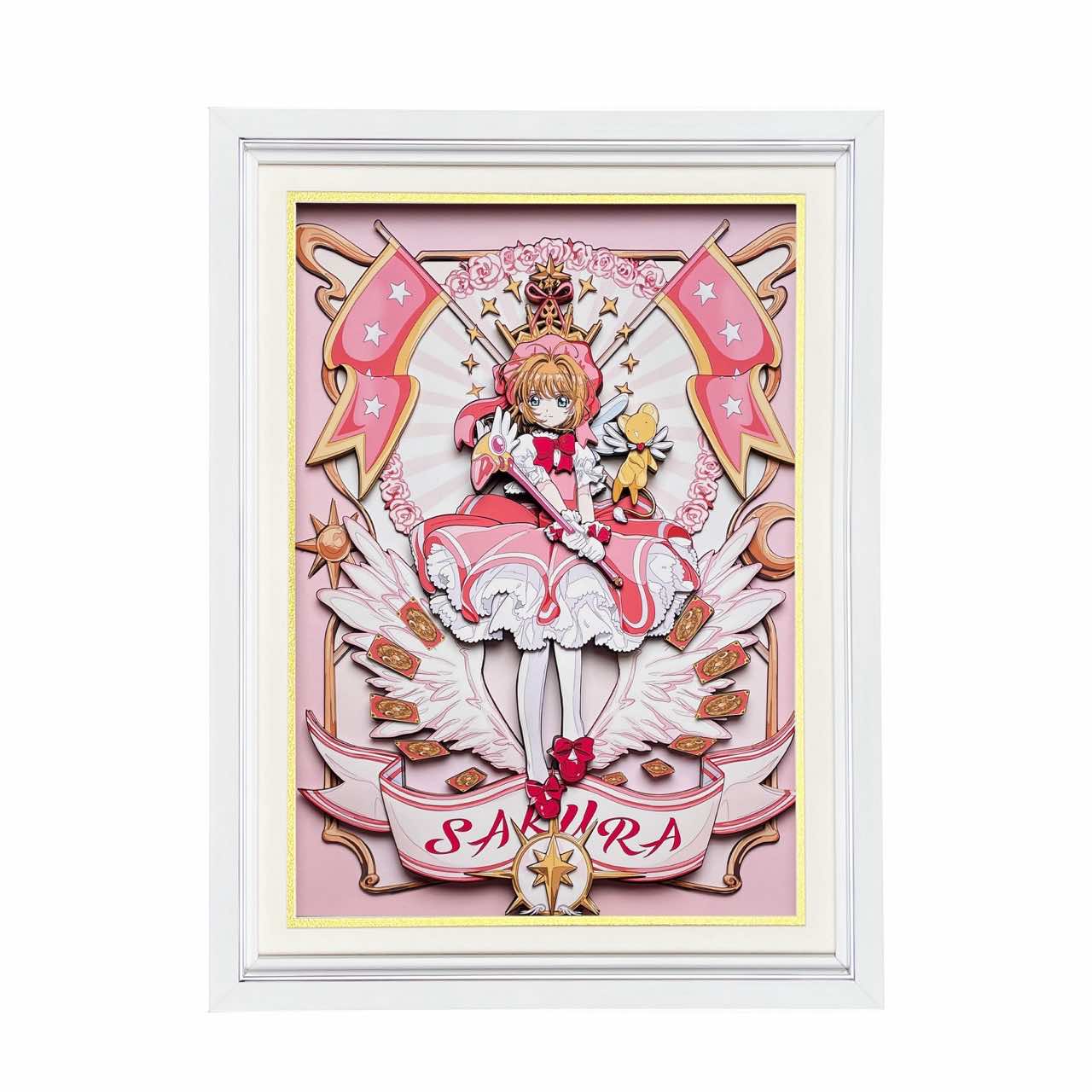 3D Paper Art Frame - Sakura #2