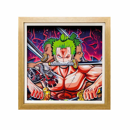 3D Paper Art Frame - Zoro