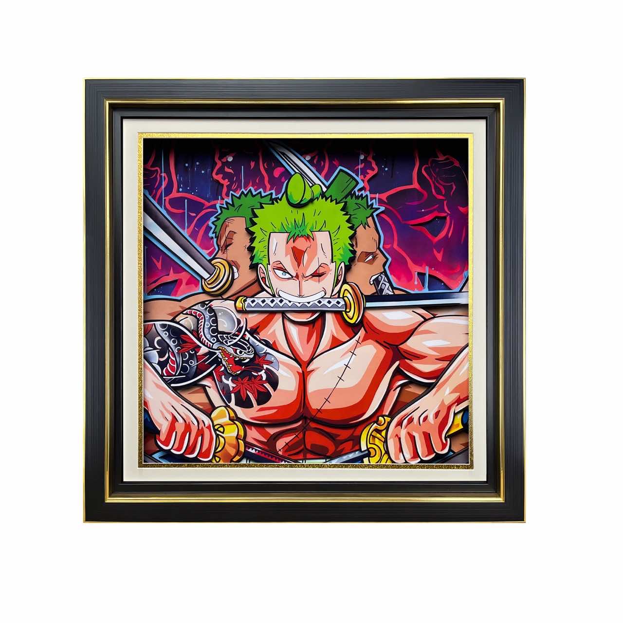 3D Paper Art Frame - Zoro