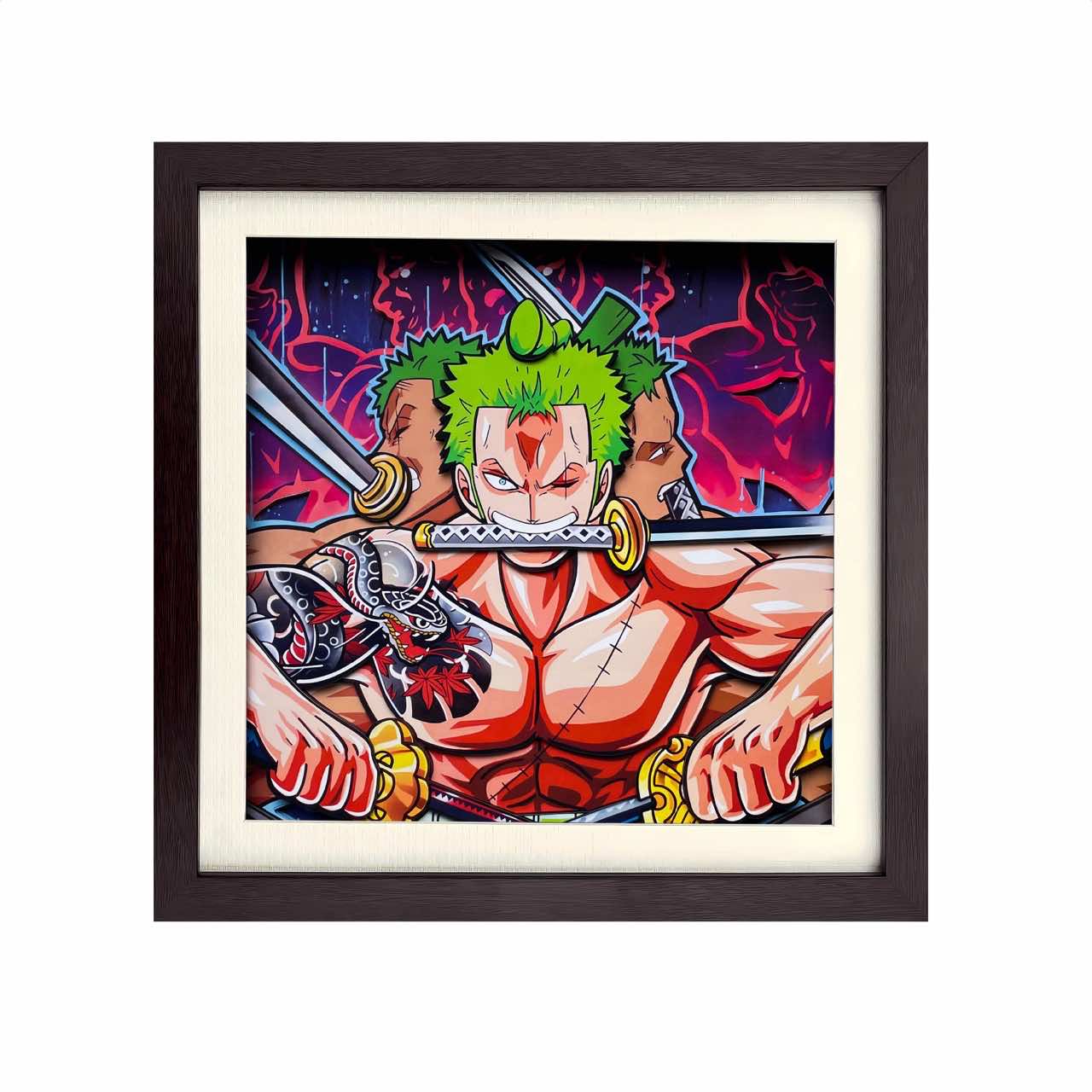 3D Paper Art Frame - Zoro