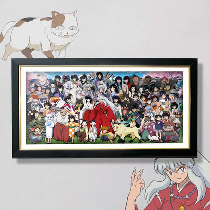 3D Paper Art Frame - Inuyasha #1