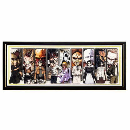 3D Paper Art Frame - Attack on Titan - eulique shop