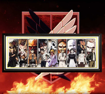 3D Paper Art Frame - Attack on Titan - eulique shop