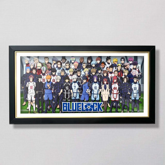 3D Paper Art Frame - Blue Lock #2