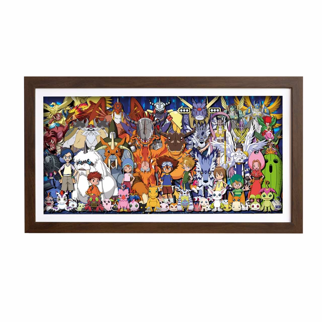 3D Paper Art Frame - Digimon #1