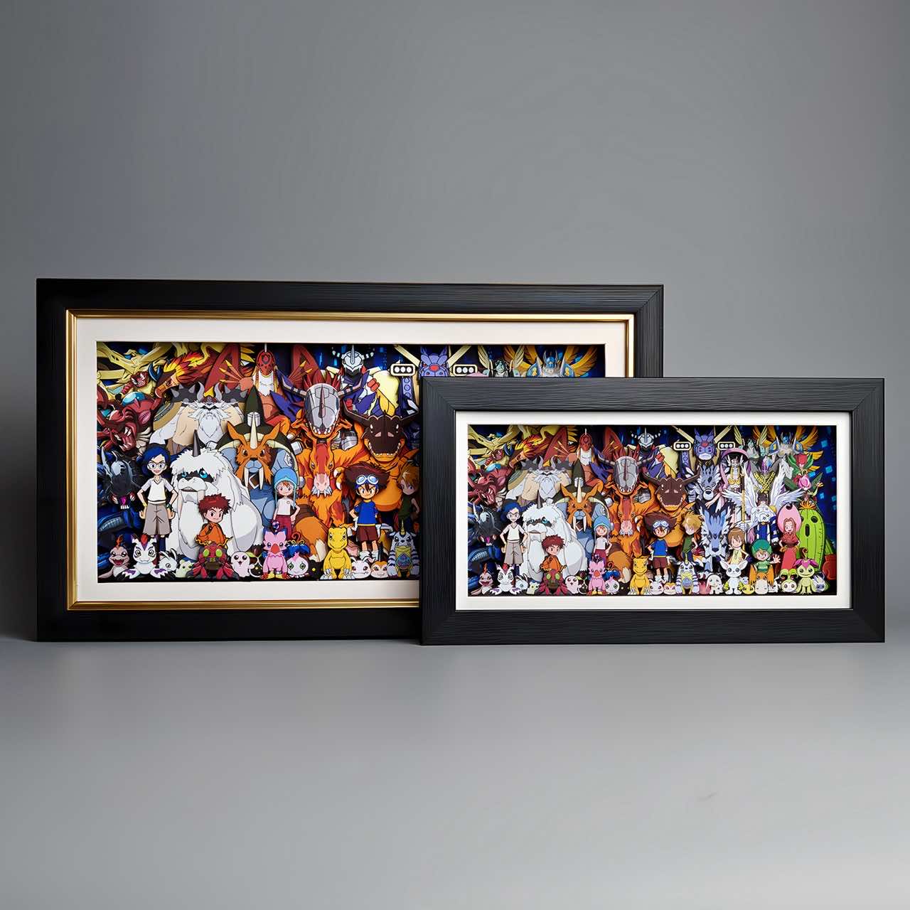 3D Paper Art Frame - Digimon #1