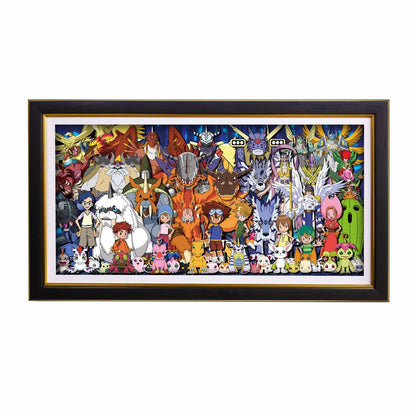 3D Paper Art Frame - Digimon #1