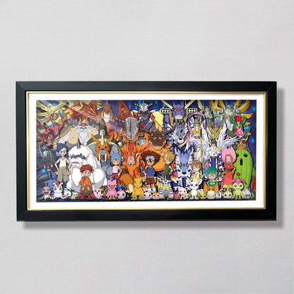 3D Paper Art Frame - Digimon #1