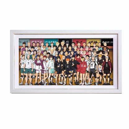 3D Paper Art Frame - Haikyu!! #3