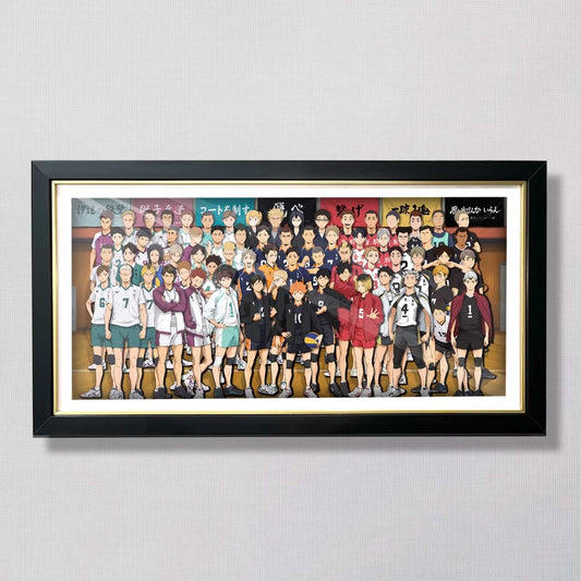 3D Paper Art Frame - Haikyu!! #3