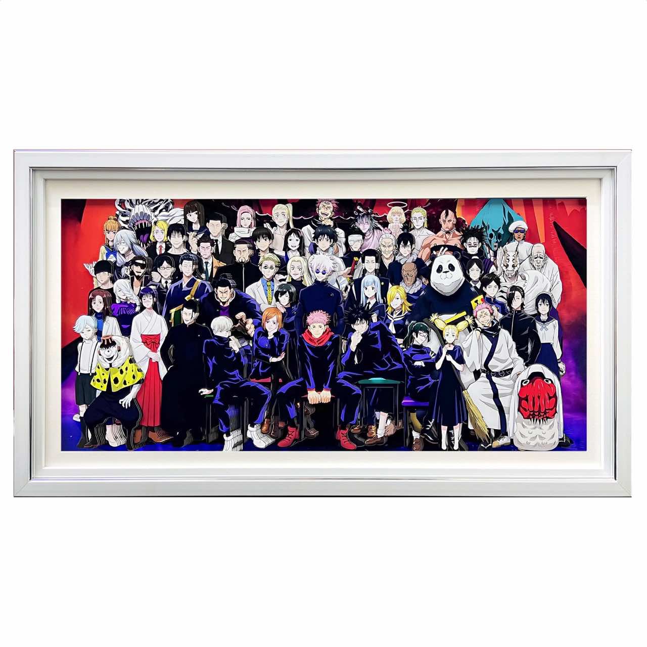 3D Paper Art Frame - JJK #2 - eulique shop