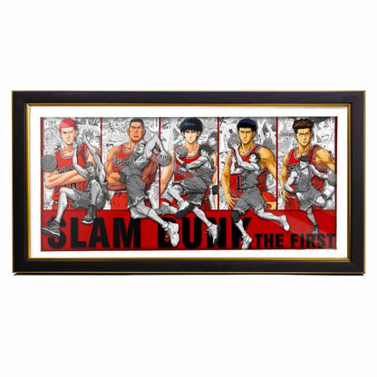 3D Paper Art Frame - Slam Dunk #1