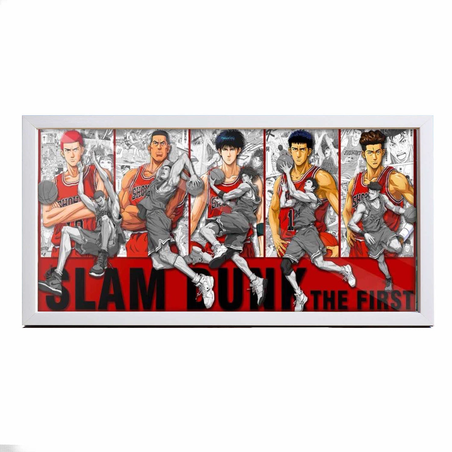 3D Paper Art Frame - Slam Dunk #1