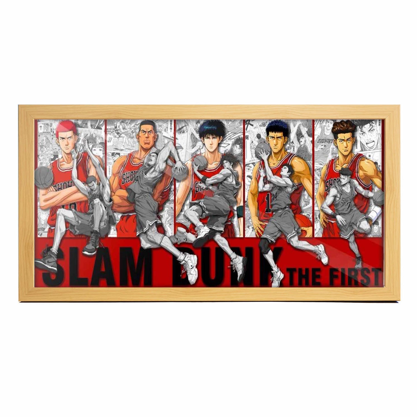 3D Paper Art Frame - Slam Dunk #1