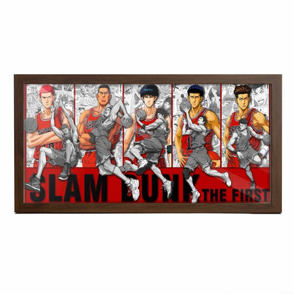 3D Paper Art Frame - Slam Dunk #1