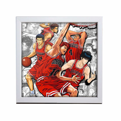 3D Paper Art Frame - Slam Dunk #2