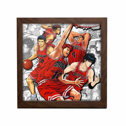 3D Paper Art Frame - Slam Dunk #2