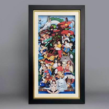 3D Paper Art Frame - Miyazaki's World #2 - eulique shop