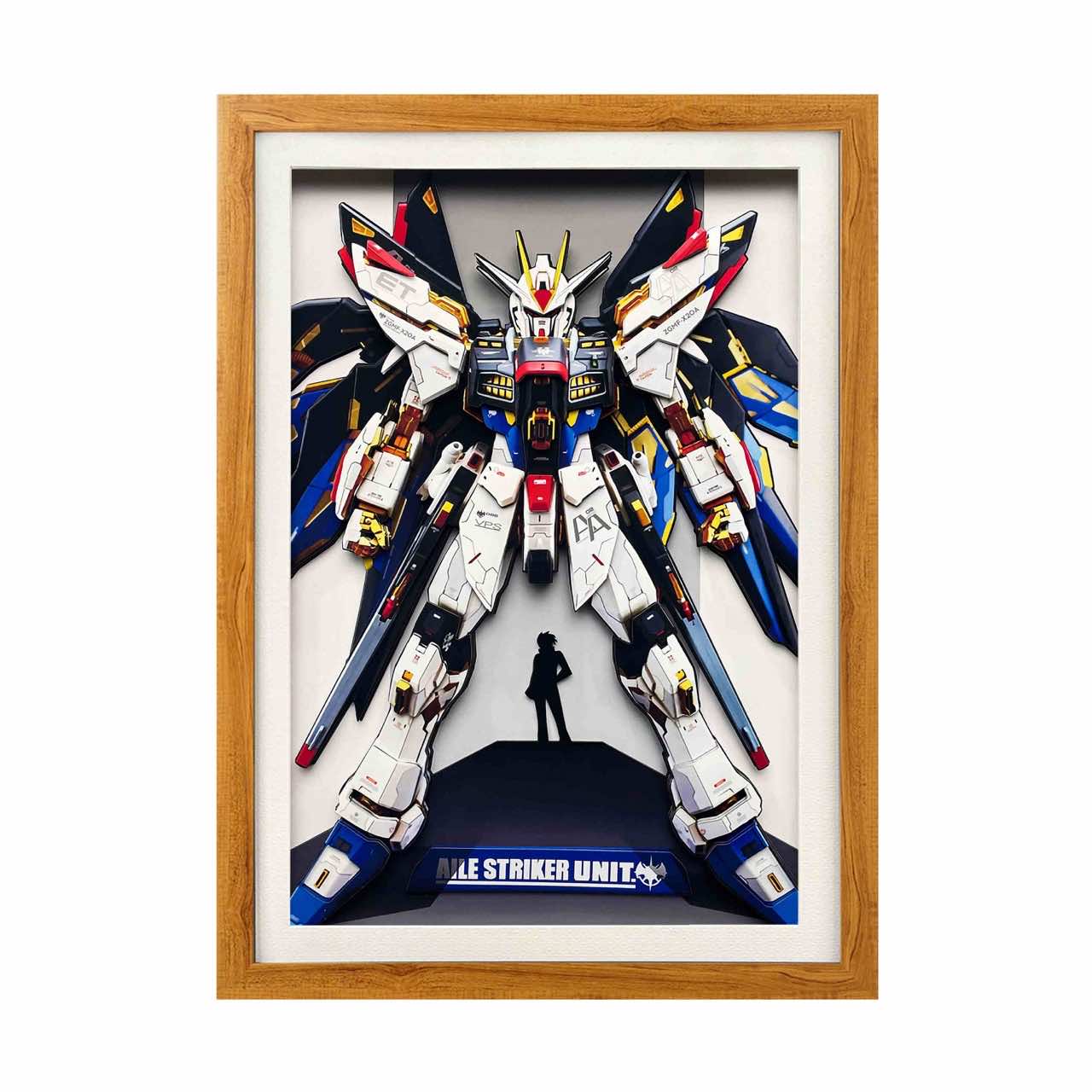 3D Paper Art Frame - Gundam #1