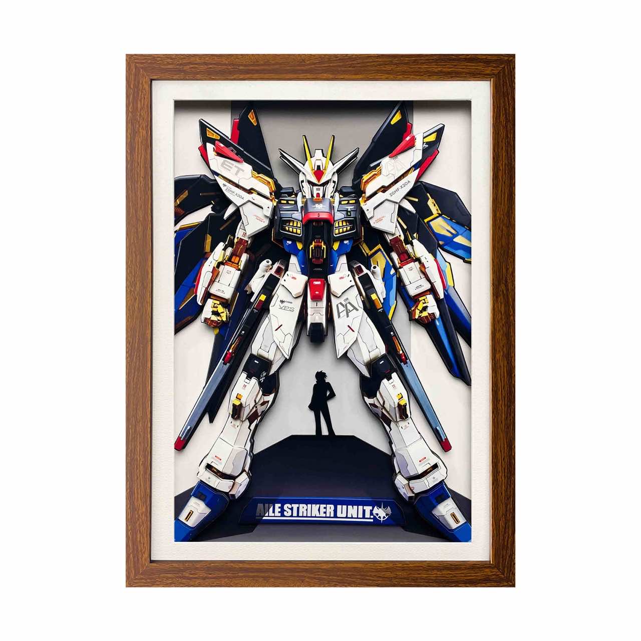 3D Paper Art Frame - Gundam #1