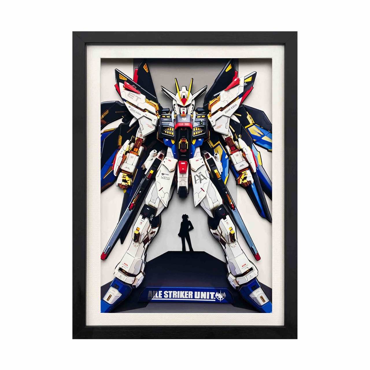 3D Paper Art Frame - Gundam #1 - eulique shop